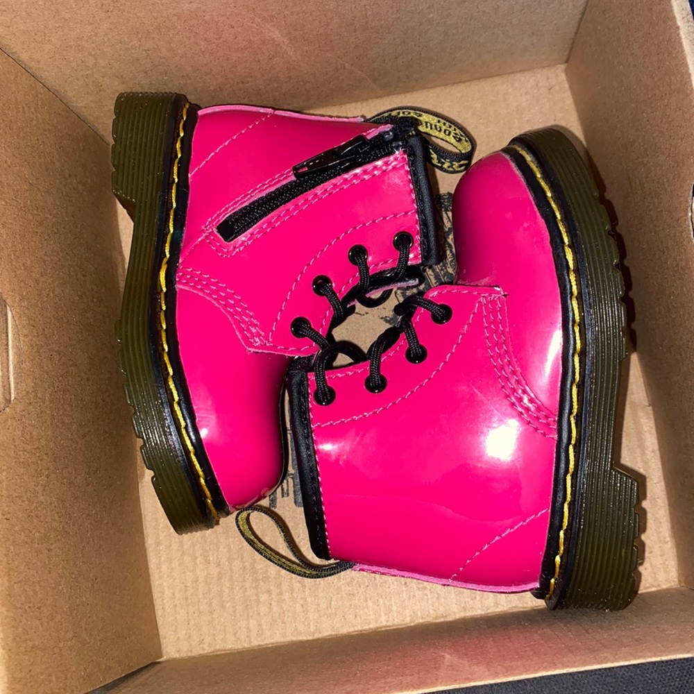 BRAND NEW PINK DOC MARTENS